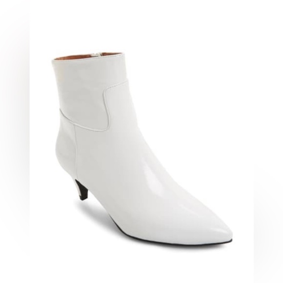 Jeffrey Campbell Muse White Ankle Boots - Picture 12 of 12